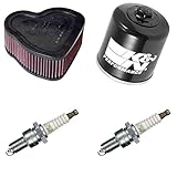 K & N filtro aria ha 1802 K & N NGK manutenzione set Honda VTX 1800 C1 05 – 06 Service Kit