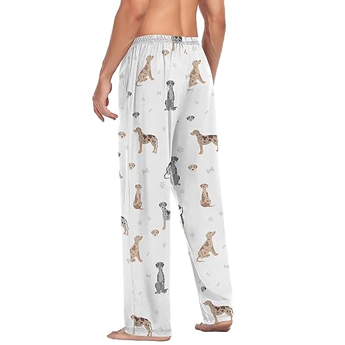 Mens Pajama Pants German Shorthaired Pointer Men's Pajama Bottoms Sleep Lounge Pj Pants for Men S4