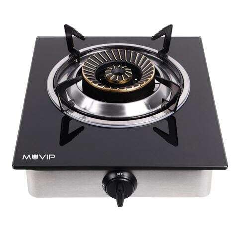 Brûleurs secondaires pour barbecues et fumoirs de la marque modèle Cuisine à gaz Inox 1 feu Verre trempé Allumage piézoélectrique Brûleur en fonte amovible