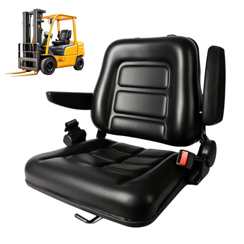 Siège de chariot élévateur confortable pour cabine de manutention logistique