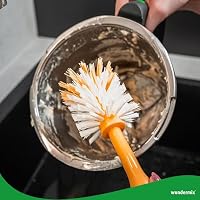 Wundermix - Mixtopf-Spülbürste für Küchenmaschine (1 St., Orange) – Ansicht 2