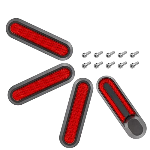 Accesorios Para Patinetes Natcoo Cubierta Reflectante para Rueda Trasera para Xiaomi M365, Pro,1S, Pro2, Mi3 Scooter, Patinete Cubierta Protectora de...
