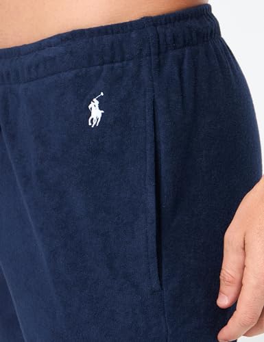 Image of BOSS Men's Waffle Contrast Logo Lounge Shorts