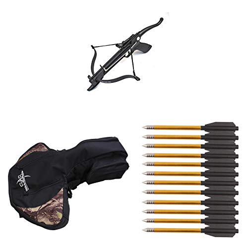 Southland Archery Supply 80 Pound Self-Cocking Pistol Crossbow (Bag Arrow Package) #TOP27