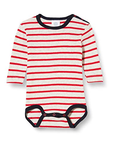 Preisvergleich Produktbild Sanetta Baby-Jungen Langarmbody Karmin Kleinkind Unterwäsche-Satz, rot, 086