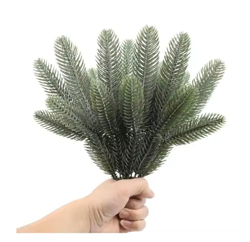 Image of SPHINX Artificial Pine Sticks Branches 26 cm - Green Pine Needles for Home Decor, Festival Decor, Celebrations, Trousseau Packing, Gift Packing, Tray & Basket Decoration, DIY Crafts (10, Green)
