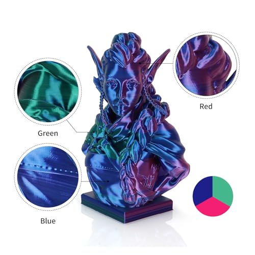 Filamento PLA Seda 1kg 1,75mm para Impresión 3D - Fernando Cortés Filamento PLA Seda 1kg 1,75mm para Impresión 3D - Fernando Cortés