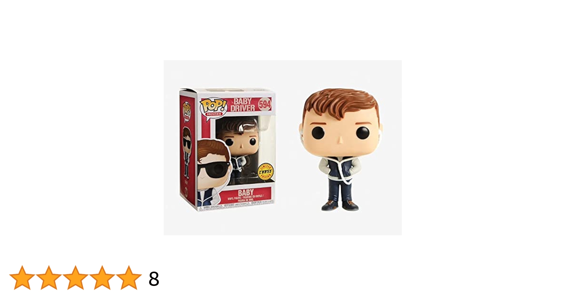 ベイビー・ドライバー FUNKO POP! フィギュア POP! Movies - Baby Driver - Baby w/ Chase