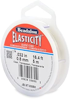 Beadalon 0.8 mm 5 m Elastcity, Clear