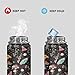 Hudotybom Wild Mushoom Water Bottle 18 Oz for Women Insulated Water Bottles with Handle Flask Wide Mouth Bottle Vacuum Stainless Steel Metal Water Bottle