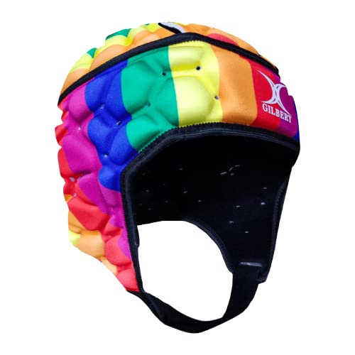 Gilbert Rainbow Falcon Rugby Scrum Cap Head Guard