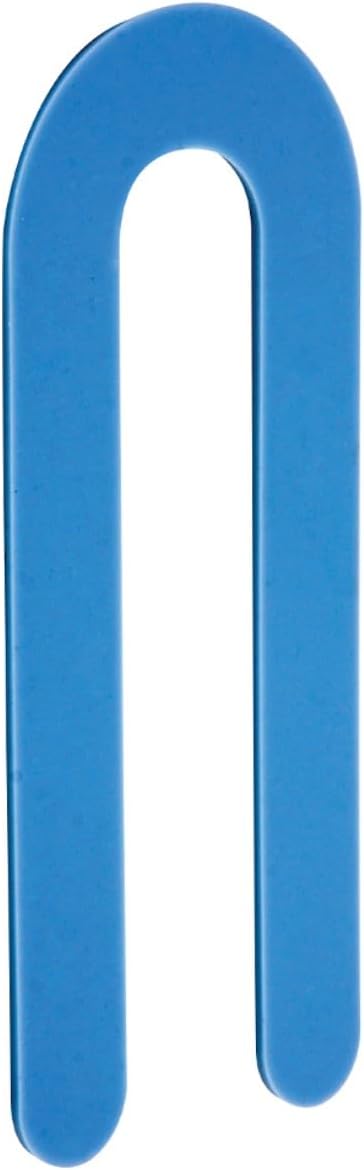 CRL Blue 1/16" x 3-1/2" Plastic Horseshoe Shims - 100 Pack by C.R. Laurence