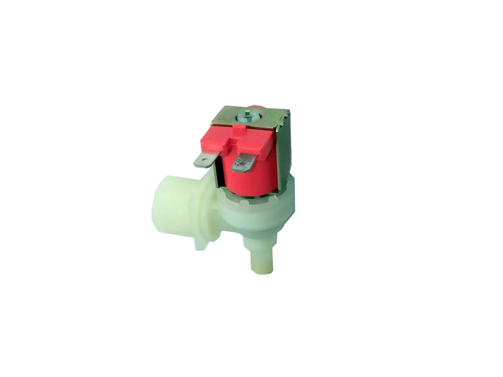 Solenoid Valve, SV 12VDC for Commercial Water Purifier System & Industrial Use (L Shape); Inlet 3/4"Inch BSP inlet, Outlet 1/4" Quick fit