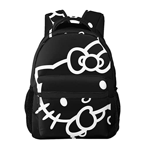 Image of Cartoon Cat Backpack Casual Travel Bookbag Fashion Laptop Backpack