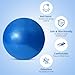 TRIXES Blau Pilates-Übung, Kräftigungsball, PVC, Yoga-Workout-Gymnastik-Übungshilfe, Gymnastikball, Pilates-Ball, Fitnessstudio-Zubehör, Trainingsgeräte