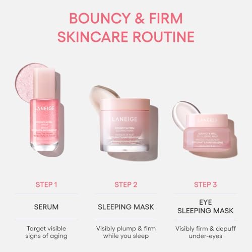 LANEIGE Bouncy & Firm Mini Skin Treats: Skincare Gift Set for Visibly Plump, Firm, & Glowing Skin - Image 5
