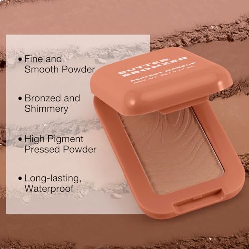 Boobeen Soft Matte Bronzer, Contour Palette Powder for Face, Bronzing Powder Natural Blush Powder for Contouring, Long-lasting Buildable, Bronzed Shimmer - Image 3
