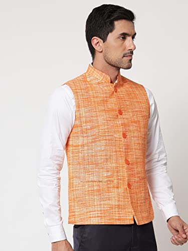Image of Vastraa Fusion Men's Export-Quality Indian Traditional Nehru Jacket /Waistcoat