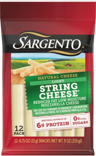 Sargento Reduced Fat Low Moisture Part-Skim Mozzarella Light String Cheese