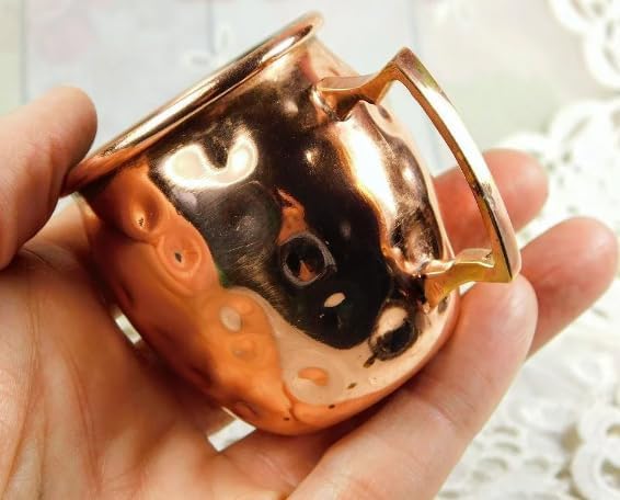 GRAINEX ENGINEER 2 Oz. Solid Copper Mini Moscow Mule Shot Mug - Image 4
