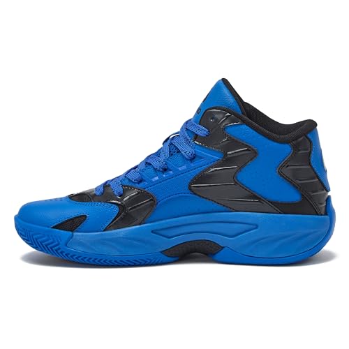 Image of SHAQ Devastator High Top Basketball Shoes for Men, Indoor or Outdoor Court Basketball Mens Sneakers - Black, White, Green, Blue, Orange or Red Size 8 to 15