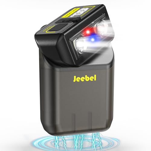 Jeebel Mini Linterna1300LM LED Llavero Linterna con Pantalla Digital, 180 ° Cabeza Giratoria, 6 Modos Luz - Multifuncional Magnético EDC USB Linterna para Rescate Camping Exploración Visión Nocturna