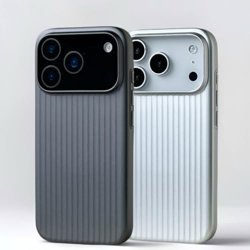 Coque de téléphone à rayures 3D et finition mate pour iPhone 14 Pro Max