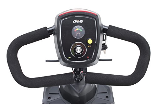 Drive Medical Spitfire Scout 3 Compact Travel Scooter, 3-Wheel, Red/Blue #TOP5