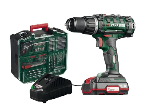 X20V PABS 20-Li Cordless Drill Driver with 2 Lithium Ion Batteries Accessories 73 Pieces