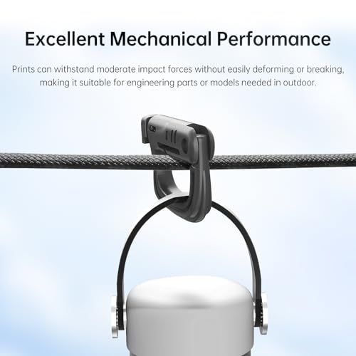 Image of ANYCUBIC ASA Filament 1.75mm, Weather & Heat Resistant, 3D Printer Filament Suitable for Printing Outdoor Functional Parts, Dimensional Accuracy + /- 0.02mm, 1KG Spool, Black