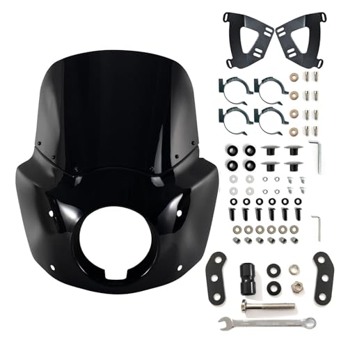 Carénage de moto Road Warrior avec protection pare-vent FXBB Dyna