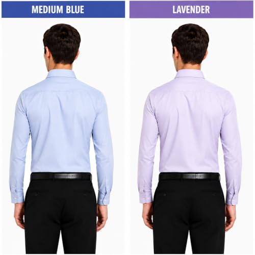 Image of Men's Solid Formal Shirt | Premium Cotton Rich Full Sleeves Shirt | Comfort Fit Office Wear Shirt with Single Chest Pocket | Stylish Casual & Formal Shirt for Men