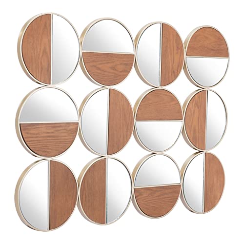 Zuo Modern Cycle Round Mirror Multicolor