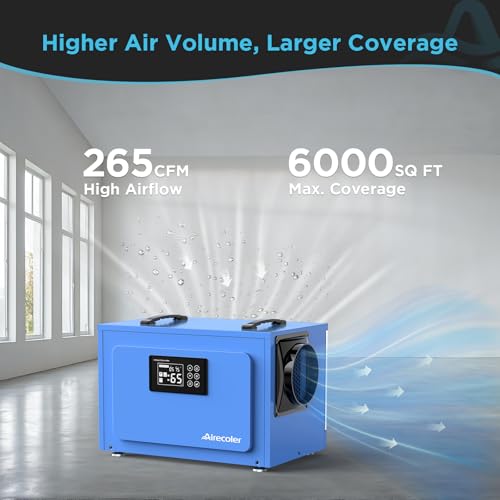125pintscommercialdehumidifierwithpumpforcrawlspacesbasementswithdrainhoseindustrialgradewaterdamagerestorationforupto6000sqftautodefrostmemorystarting  Urban Country Home Decor 125 pints commercial dehumidifier with pump for crawl spaces basements with drain hose industrial grade water damage restoration for up to 6000 sq ft auto defrost memory starting  urban country home decor