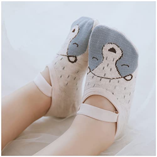 Yenzat Baby Toddler Anti Slip Non Skid Socks with Grip for Infant Girls Slippers 6 Pairs4