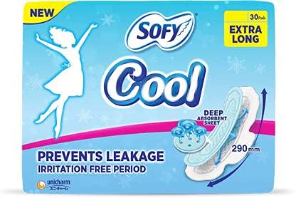 Sofy Cool Extra Long 30 Sanitary Pad (Pack of 1)