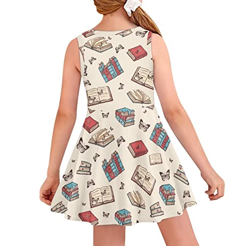 Cute Clothes for Girls 3-16 Kids Casual Dress Sleeveless Sundress2