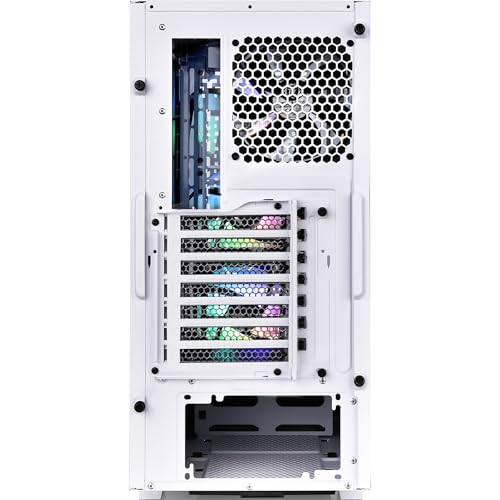 thermaltake cas de la tour v350 tg argb air snow - vue 8