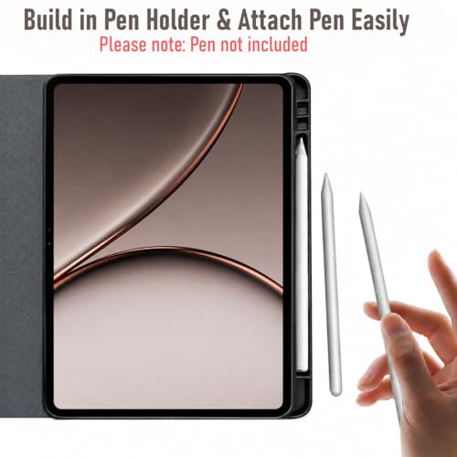 Image of ProElite Case Cover for OnePlus Pad 4 13.2 inch 2026 Case, Deer Flip case Cover for OnePlus Pad 4 13.2 inch 2026 Case with Pen Holder, Wine Red