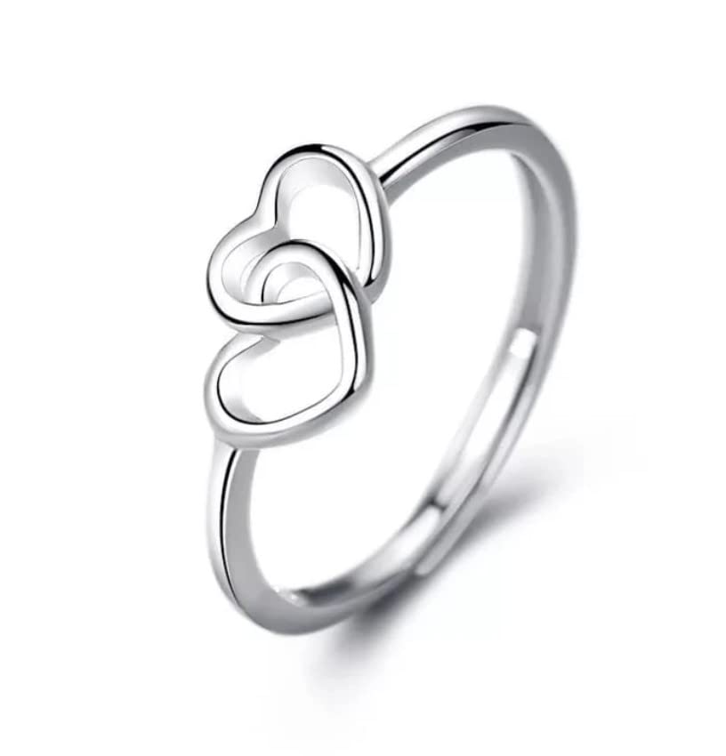 Heart ring 925 Sterling Silver Ring, Minimalist Heart Ring (10) (B0B5QNWSBY) Amazon Price History, Amazon Price Tracker