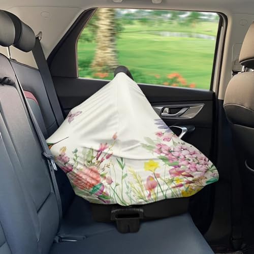 Image of Boho Carseat Covers Baby Boy Essential, Horse Print Breast Feeding Covers for Women Nursing Cover Up for Breastfeeding