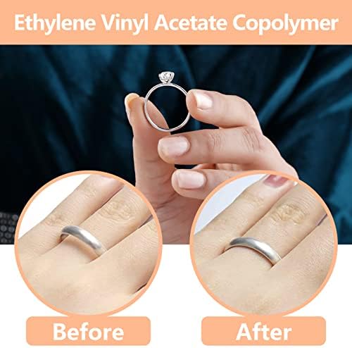 380Pcs Foam Ring Size Adjusters for Loose Rings, Self Adhesive Invisible Ring Guards for Women Loose Rings, 4 Colors Soft Foam Ring Spacers, Ring Resizer, 20 Sheets
