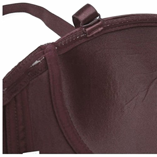 Image of Women's Strapless Bra B /C /D /DD /DDD /G 1 /2 Cup Seamless Plus Size Balconette Bra H059