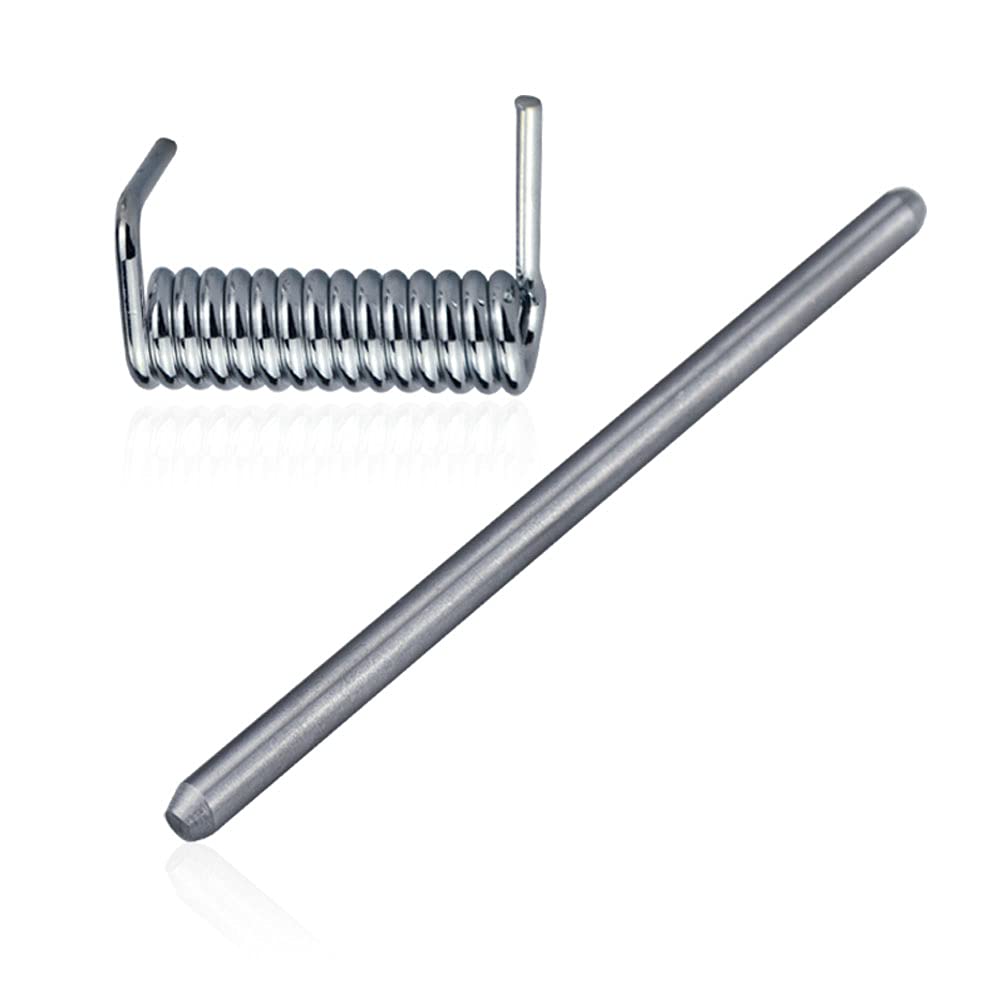 Huthbrother Chute Pin 747-0710A + Torsion Spring 732-1014C, Compatible with MTD Craftsman Troy Bilt, Fits Used on 987-02516 731-07131 (1)