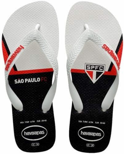 Chinelo Havaianas Licenciado, Top Sao Paulo 43/4 Branco, Havaiana...