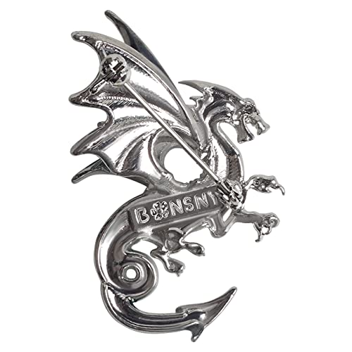 Image of WEVENI Alloy Fantasy Dinosaur Dragon Brooch Enamel Pins for Women Lady Girl Fashion Jewelry Gift