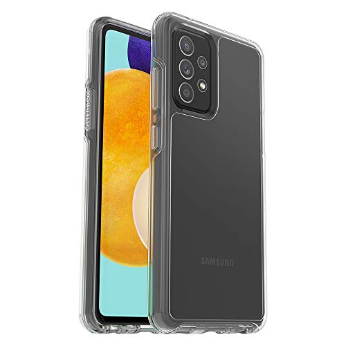 OtterBox Galaxy A52/Galaxy A52 5G Symmetry Series Case - CLEAR, Ultra-Sleek, Wireless Charging Compatible, Raised Edges Protect Camera & Screen