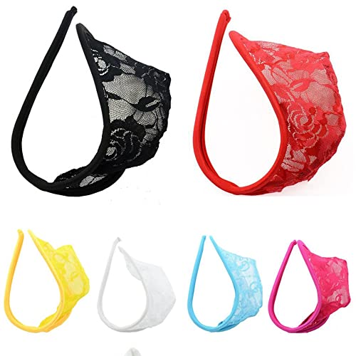 Lace C Trousers String Thong Men Ultra-thin Bikini Thong Man Sexy U Convex Underwear Gay Pouch Underwear Tanga Slip G-strings2