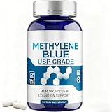 Blu di Metilene 1% USP - 120 Capsule | Integratore Antiossidante | Supporto Cognitivo, Energia & Benessere Cellulare | Grado Farmaceutico | Senza Additivi