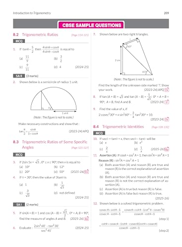 Image of MTG CBSE Class 10 PYQs Book | 10 Years (2026-2017) Chapterwise Topicwise Solved Papers Mathematics Standard - CBSE Champion For 2027 Exam | Free Video ... | CBSE Sample Paper (As Per Pattern)